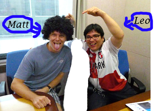 Matt is just back with a brand-new wig Photo1