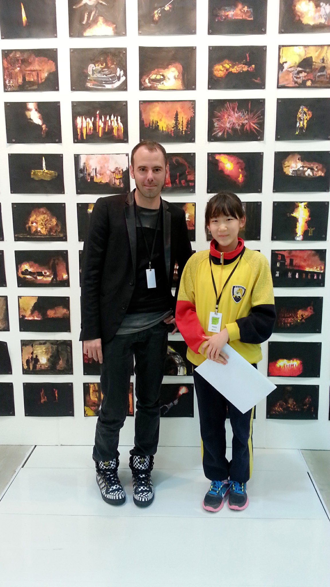 April kid announcer 서아림 & Artist Timothee Talard Photo1