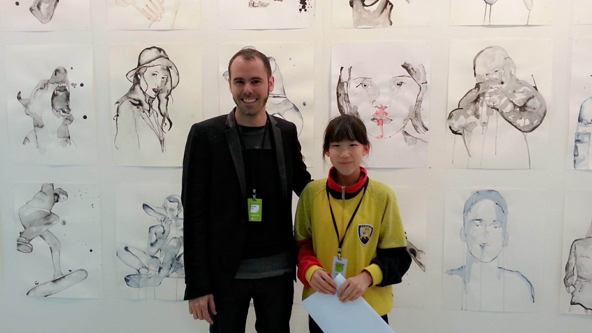 April kid announcer 서아림 & Artist Timothee Talard Photo2
