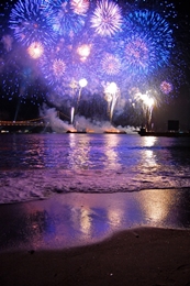 Busan Firework Festival, Gwangan Beach Photo