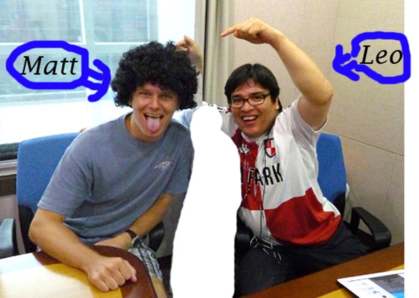 Matt is just back with a brand-new wig Photo