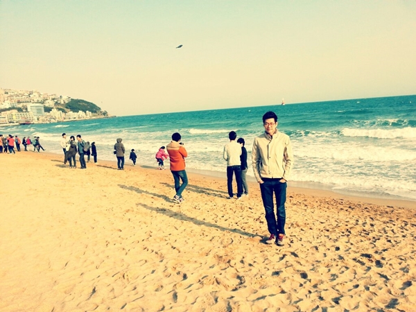 Windy day at the beach! Photo