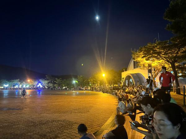 다대포 꿈의 낙조분수공연 - Dadaepo Sunset Fountain of Dreams Music Show Photo